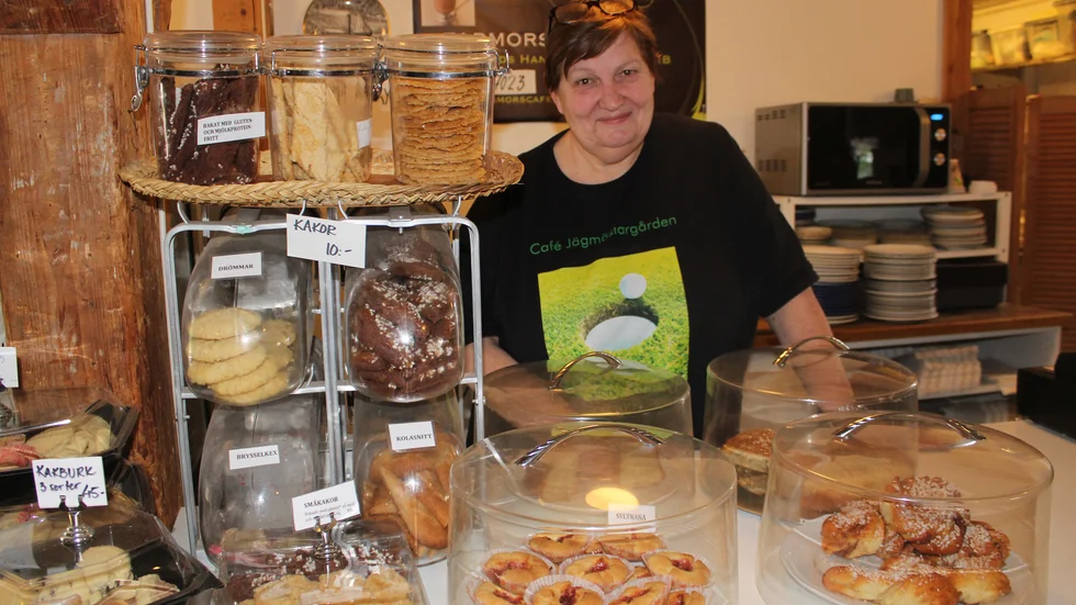 Lisbeth Tornelid har drivit Farmors café sedan 2012.