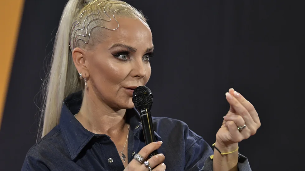 Tess Merkel, 50, hamnade på femte plats i lördagens deltävling av Melodifestivalen.