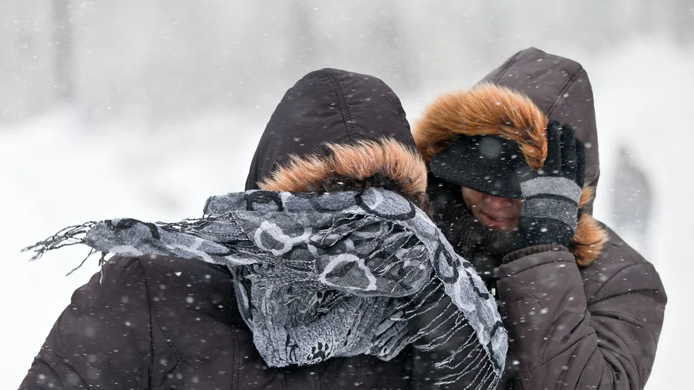 SMHI utfärdar klass 2 varning för snöoväder och starka vindar i Syd- och Västsverige. I vindbyarna kan det handla om stormstyrka. Arkivbild.