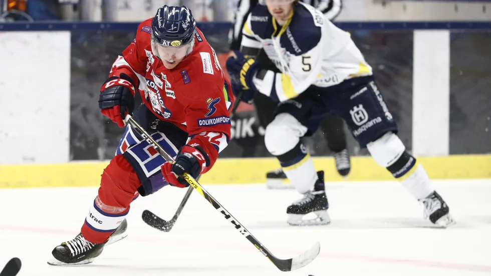 Vilmos Gallo i LHC-tröjan.