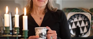 Lotta har ett 50-tal Muminmuggar – "Väljer efter humör"