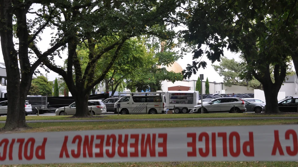 En av de två moskéer i Christchurch som attackerades i mars i fjol.