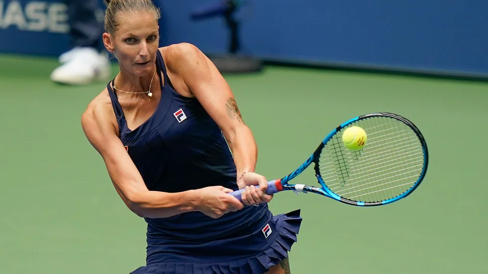 Karolina Pliskova, Tjeckien, jagar sin första seger i US Open. 28-åringen imponerade i den första omgången.