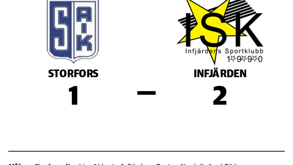 Storfors AIK 2 förlorade mot Infjärdens SK