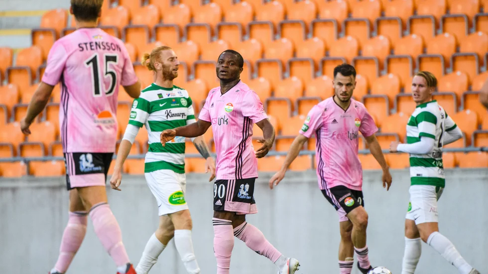 Henry Offia och Dalkurd blev mållösa i matchen mot Västerås.