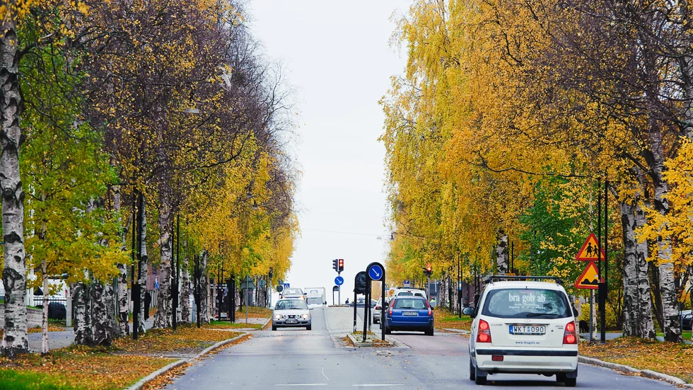 Den mycket trafikerade Kungsgatan är platsen för flera olyckor. Östra skolan ligger intill.