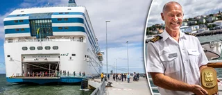 Silja Symphony lade till i Visby för första gången