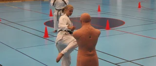 Utövar karate utan kroppskontakt