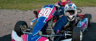 Noah, 8 år, storsatsar på karting