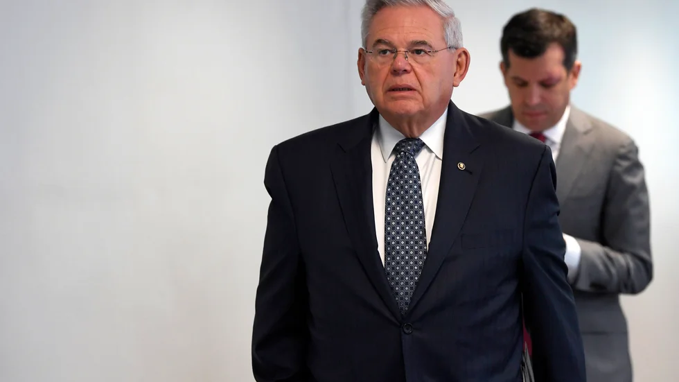Den demokratiske senatorn Robert Menendez. Arkivbild.