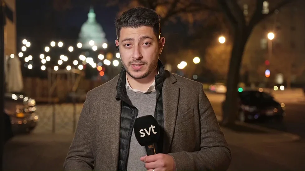 Fouad Youcefi rapporterade från Kapitolium, USA:s parlamentsbyggnad, när den stormades av Trump-supportrar. "Det var bara att ta ett djupt andetag", säger han som intervjuade demonstranter som osade aggressivitet. 