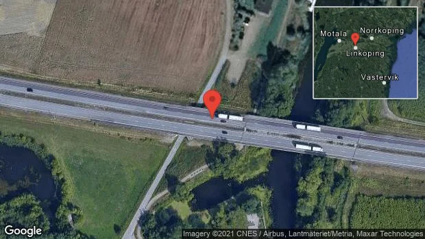 Fordon stillastående på E4