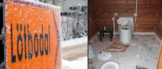Nyårsraket demolerade toalett i Lötbodal