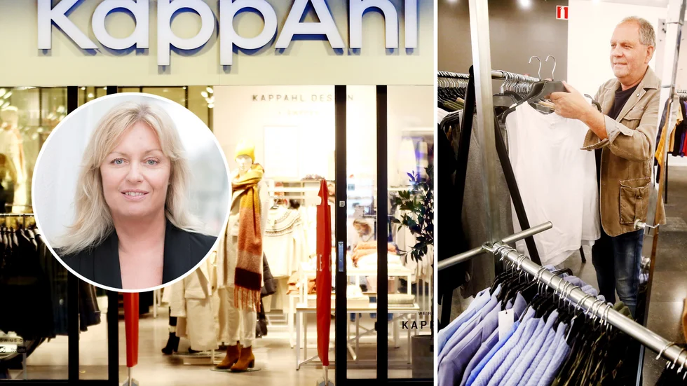 "Vi tittar just nu på hur en strategi för framförallt Flash-varumärket skulle kunna se ut", säger Charlotte Högberg, kommunikationschef på Kappahl. På bild även Anders Hardstedt i sin pop-up-butik.