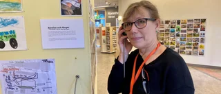 Stortorget i Katrineholm skildras i utställning av unga