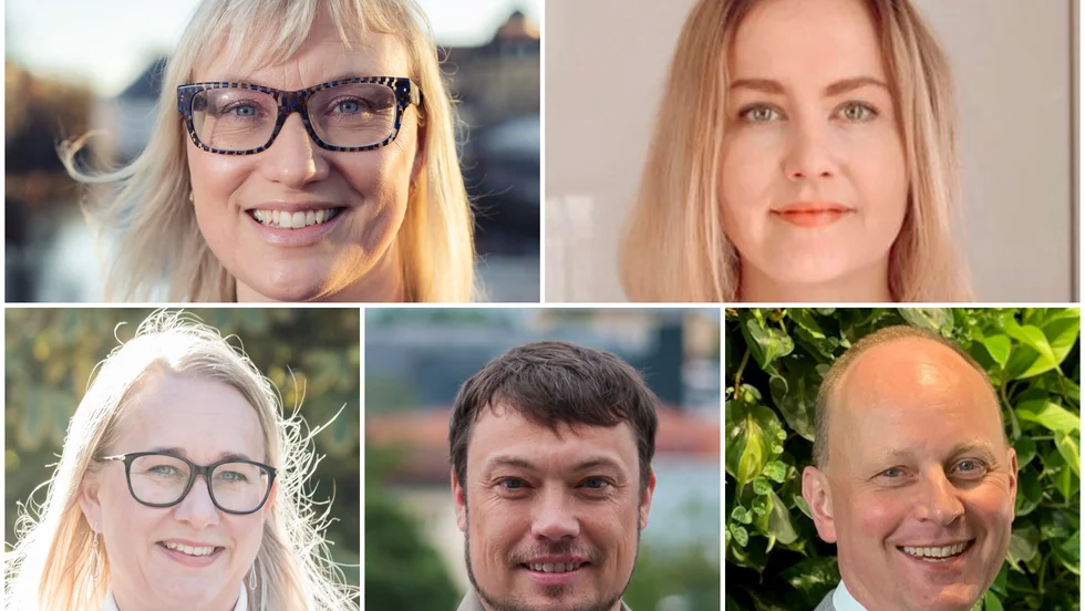Malin Sjöberg Högrell (L), Mimmi Westerlund (KD),  Cecilia Linder (M), Örjan Berglund (C), Fredrik Leijerstam (MP).