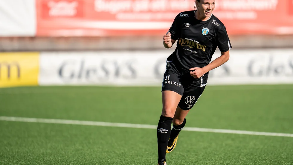 Pauline Hammarlund har chans att vara med och ta Göteborg till sitt första SM-guld på lördag. Arkivbild.