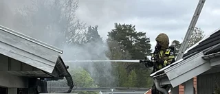 Polisen misstänker att branden var anlagd