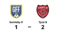 Tuff match slutade med förlust för Gamleby IF mot Tjust B