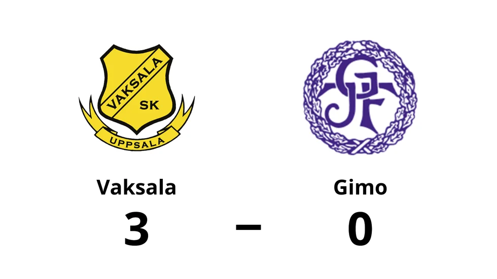 Vaksala SK vann mot Gimo IF FK