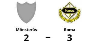3-2 för Roma mot Mönsterås