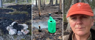 Skogvaktaren efter branden: "Så tråkigt när vattnet är så nära"