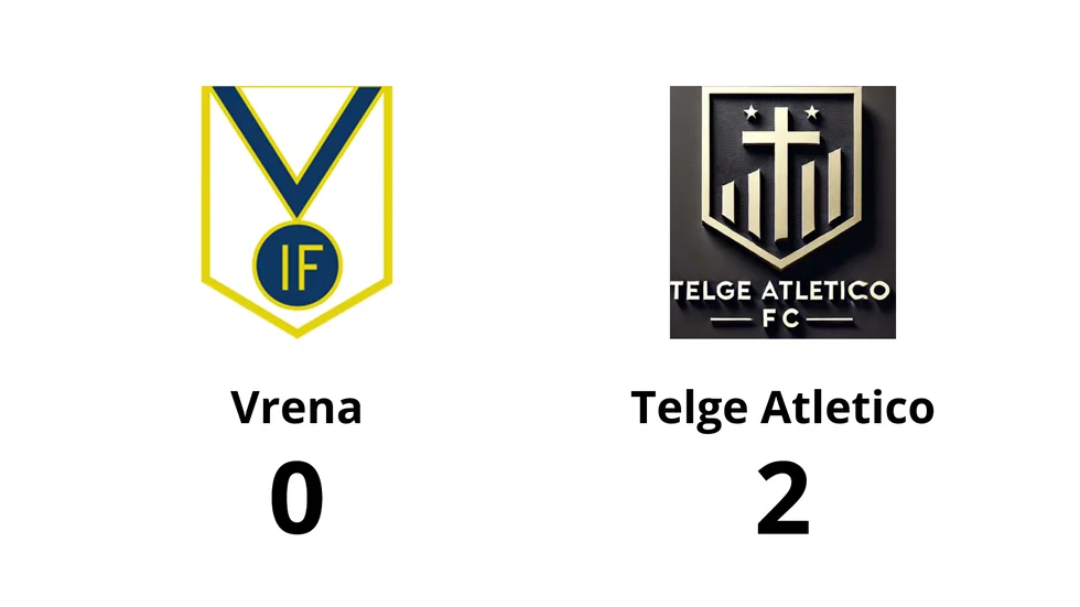 Vrena IF förlorade mot Telge Atletico FC