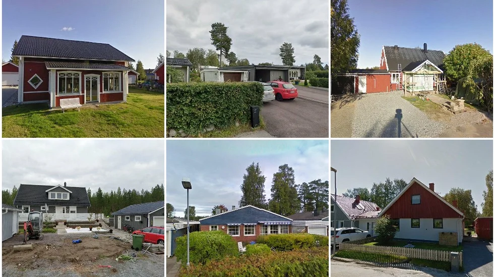 Odlingsvägen 4, Trollstigen 23, Arrendevägen 1, Karbinvägen 16, Mejselgränd 5 och Fallgatan 4