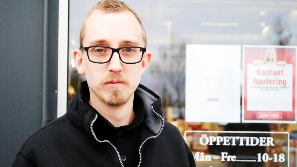 Butikschef. Jonas Brixbäck är ny butikschef på Audio video i Västervik.