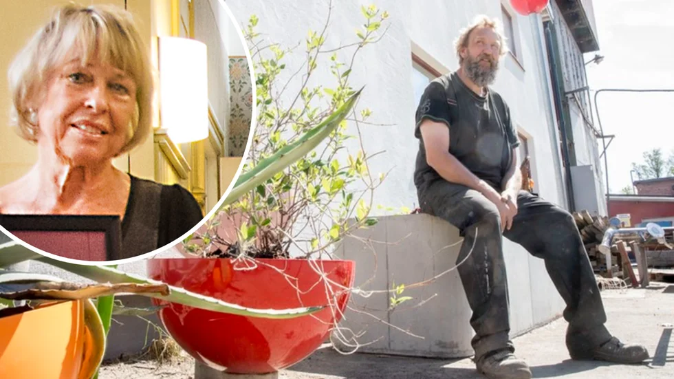 Inga Garmland är överkommissarie på lördagens hantverksmässa i Godsmagasinet där metallkreatören och industridesignern Johnny Persson är en av deltagarna.
