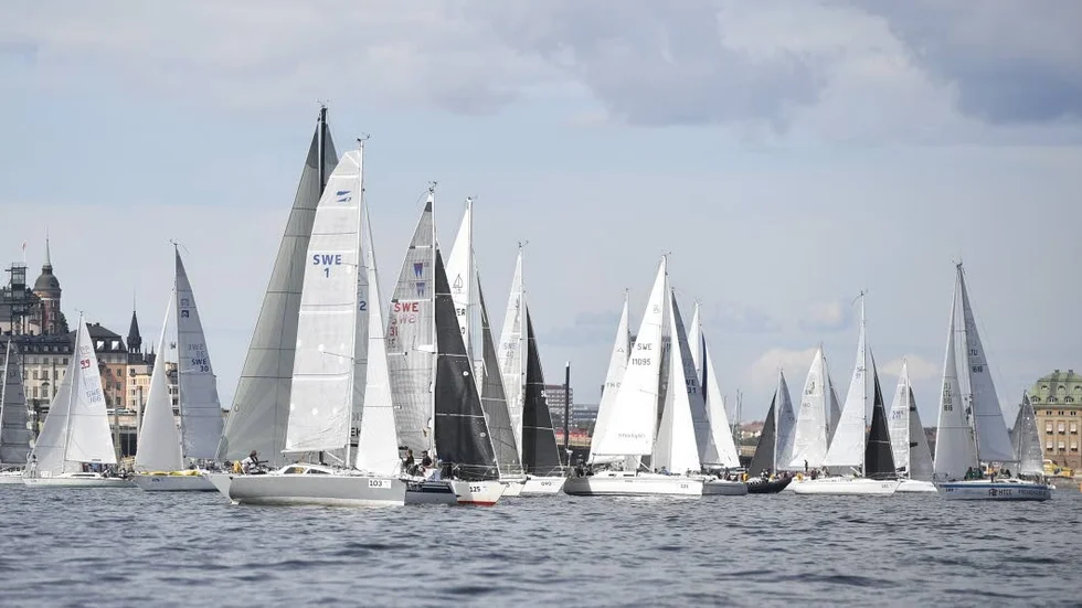 ÅF Offshore Race är norra Europas största havskappsegling. Bilden tagen vid förra årets tävling.