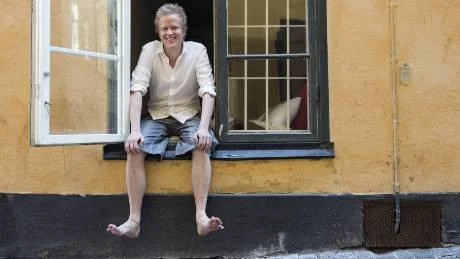 "Jag tycker bättre och bättre om mig själv för varje år", säger skådespelaren och tv-profilen Henrik Ståhl som nu fyller 35 år.Foto: Fredrik Sandberg/Scanpix