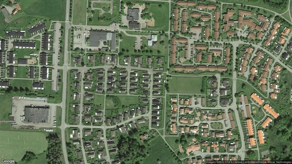 Området kring Kråksångsvägen 15