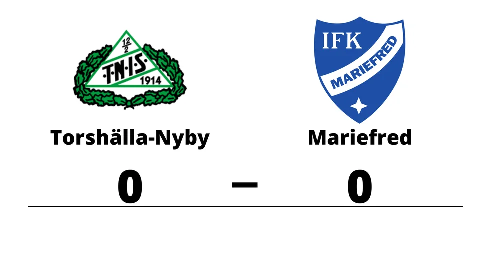 Torshälla-Nyby IS spelade lika mot IFK Mariefred