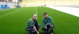 Nu är det snart gräsligt vackert på Boden Arena