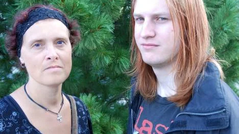 Trollpacks ordförande Annelie Wikström och Fredrik Peteri. FOTO: Lena Leffler