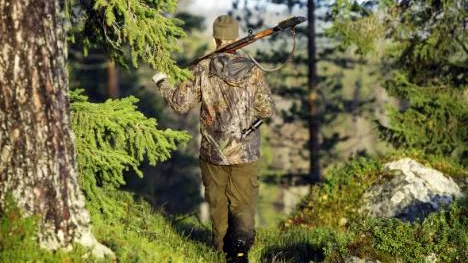Så här såg det ut när björnjägaren Tommy Holmberg gick ut på björnjakt i Sjulsmark den 12 oktober år 2008. FOTO: Pär Bäckström