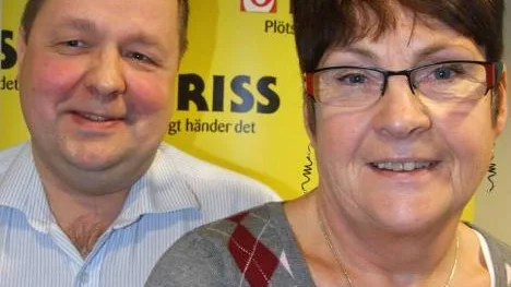 Gagfinn Genberg, Utansjö, och Margareta Jonsson, Bandhagen, blir trissmiljonärer i dag när de ska skrapa triss i Nyhetsmorgon i TV 4.