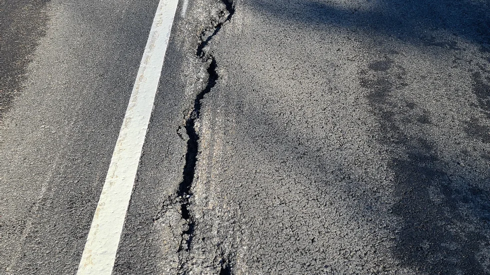 Nybyggda väg 707 mellan Pålänge och Ryssbält i kalix kommun.
