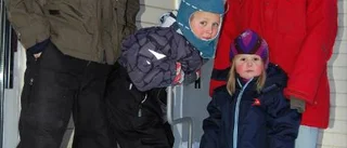 Småbarn insnöade