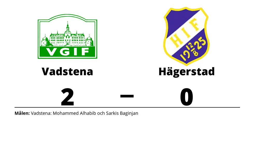 Vadstena GIF vann mot Hägerstads IF