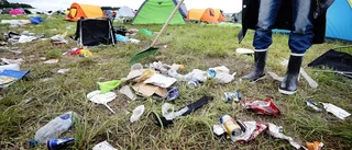 Festivalbesökare bajsade i tälten