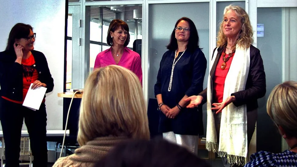 Margita Enström, Annelie Rosén, Maria Wallin och Ann-Charlotte Johannesson.