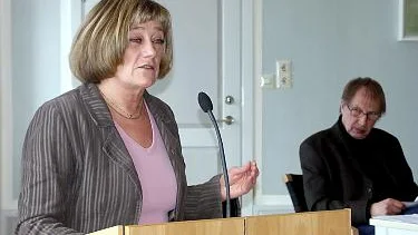 Inger Wikman Eriksson, socialdemokrat i Jokkmokks kommunalfullmäktige. Fotograf: Marie Ridderström