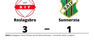 Oskar Lundqvist målskytt när Sunnersta föll