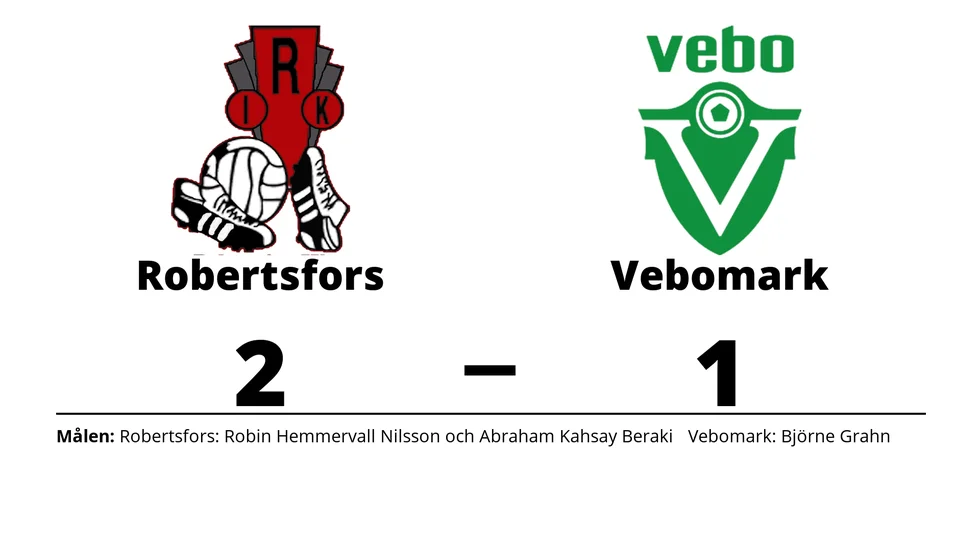 Robertsfors IK vann mot Vebomarks IF