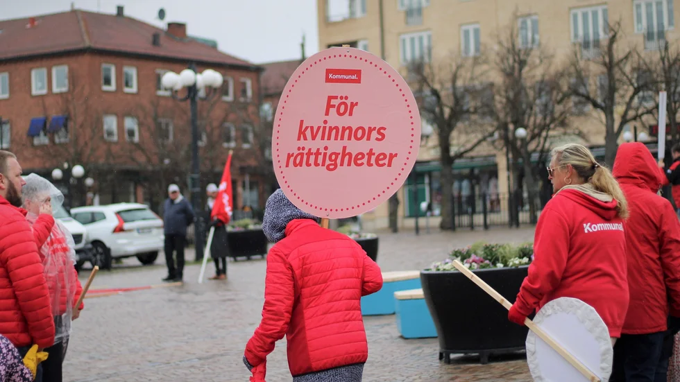 Första maj i Motala.