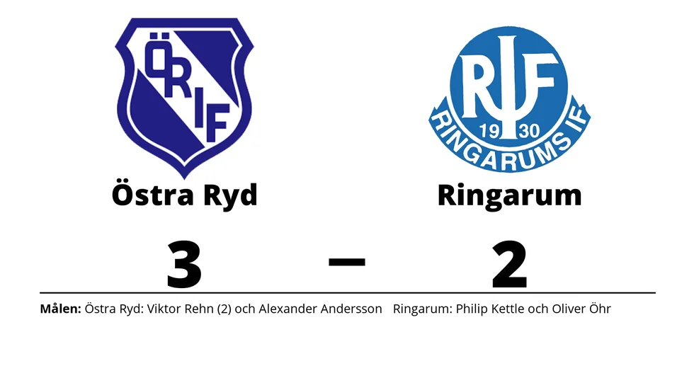 Östra Ryds IF vann mot Ringarums IF