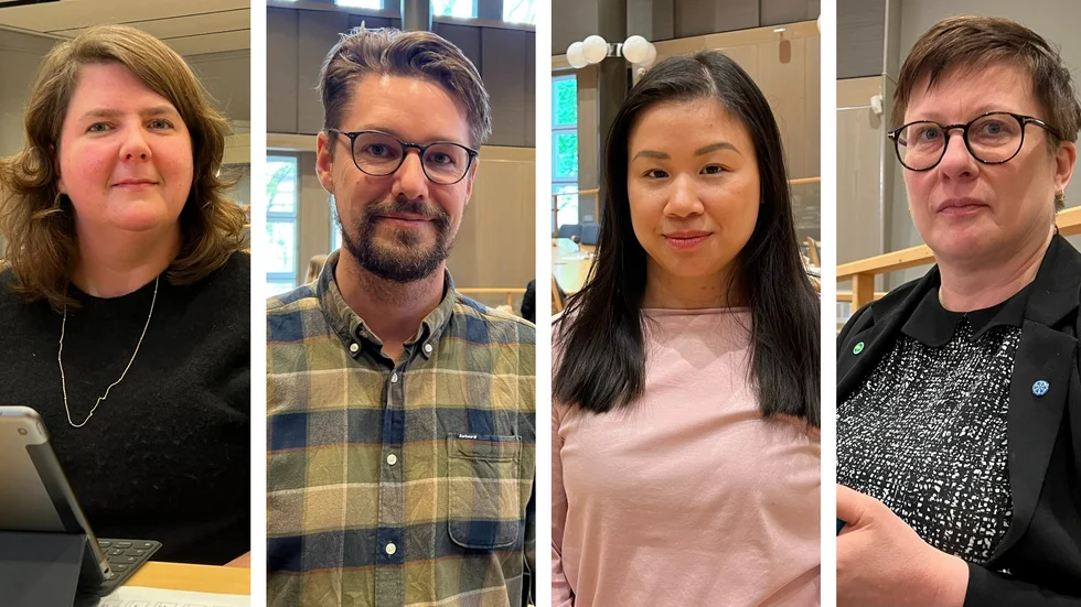 "Det är svårt med generella besparingar. Det är otydligt och man vet inte vilka konsekvenser det får", säger oppositionens Kaisa Karro (S). Även oppositionskollegorna Emil Broberg (V), Julie Tran (C) och Margareta Fransson (MP) är kritiska mot regionstyrets budget.