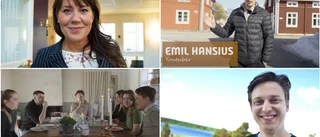 Emil Hansius gör film med unga entreprenörer från länet